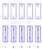 King Engine Bearings Hyundai G4KF Crankshaft (Size +0.50) Main Bearing Set thumbnail 4
