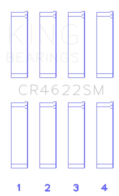 King Engine Bearings Subaru FB20 Connecting Rod Bearing Set thumbnail 3