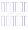 King Engine Bearings Nissan VR38DETT (Size .026) pMaxKote Performance Con Rod Bearing Set thumbnail 5