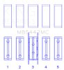 King 07-09 Mazdaspeed 3 L3-VDT MZR DISI (t) Duratec High Performance Main Bearing Set - Size STD thumbnail 3