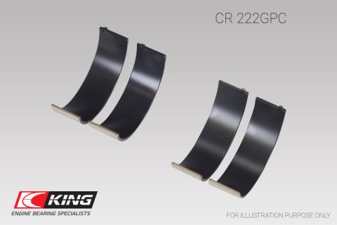 King Engine Bearings BMW N55B30A Sputter Replacement Rod Bearing Set - Size STD (2 Pair) thumbnail 3