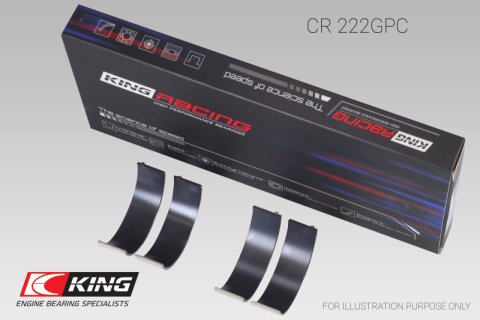 King Engine Bearings BMW N55B30A Sputter Replacement Rod Bearing Set - Size STD (2 Pair) thumbnail 4