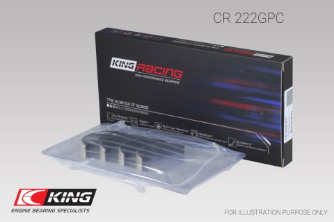 King Engine Bearings BMW N55B30A Sputter Replacement Rod Bearing Set - Size STD (2 Pair) thumbnail 5