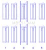 King Engine Bearings Daewoo/Opel/Vauxhall (Size 0.75) Main Bearing Set thumbnail 5