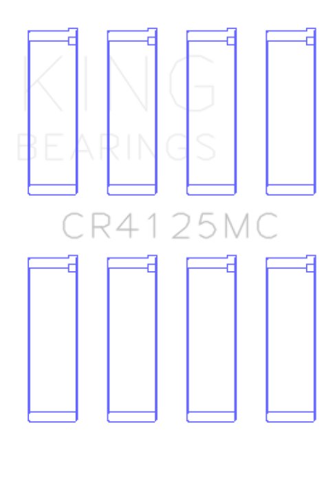 King Engine Bearings Subaru EJ20/EJ22/EJ25 (Incl. Turbo) Connecting Rod Bearing Set thumbnail 3