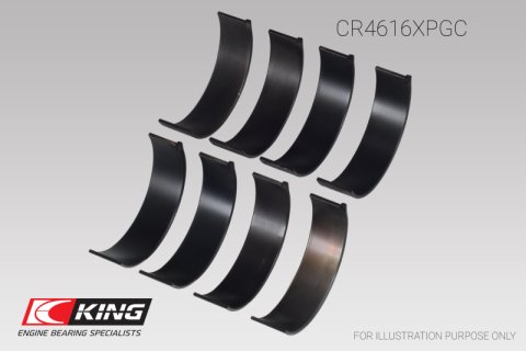King Engine Bearings Subaru Fa20/ Toyota 4U-GSE Connecting Rod Bearing Set - Size +0.05mm thumbnail 4