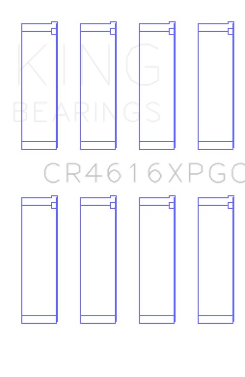 King Engine Bearings Subaru Fa20/ Toyota 4U-GSE Connecting Rod Bearing Set - Size +0.05mm thumbnail 6