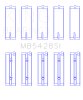 King Engine Bearings Honda R16A/ R18A 2006- Current (Size 0.05) Main Bearing Set thumbnail 5