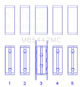 King Engine Bearings Ford/Mazda L3/ L3-VDT MZR (Size 0.75) Main Bearing Set thumbnail 3