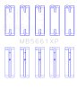 King Engine Bearings Audi/VW ADZ/ AWT/ APK/ BHP/ BPY/ AKS (Size 0.26) Main Bearing Set thumbnail 6