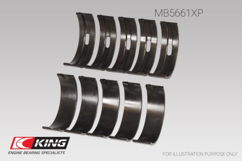 King Engine Bearings Audi/VW ADZ/ AWT/ APK/ BHP/ BPY/ AKS (Size STDX) Main Bearing Set thumbnail 7