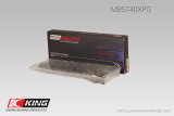 King Engine Bearings Subaru EJ20/EJ22/EJ25 Housing Bore + .005 (Size 0.25) Main Bearing Set thumbnail 6