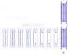King Engine Bearings Subaru FA20/ Toyota 4U-GSE/ O/S Housing .005in Main Bearing Set thumbnail 3