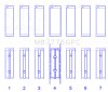 King Engine Bearings BMW N55 B30A/ N53 B30A/ N52 B30A Main Bearing Set - Size STDX thumbnail 2