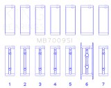 King Engine Bearings 89-15 Dodge Cummins Diesel 5.9L 6.7L Inline 6 (Size 0.75mm) Main Bearing Set thumbnail 6