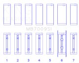 King Engine Bearings 89-15 Dodge Cummins Diesel 5.9L 6.7L Inline 6 (Size 1.0mm) Main Bearing Set thumbnail 5