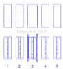 King 07-09 Mazdaspeed 3 L3-VDT MZR DISI (t) Duratec High Performance Main Bearing Set - Size (0.50) thumbnail 4
