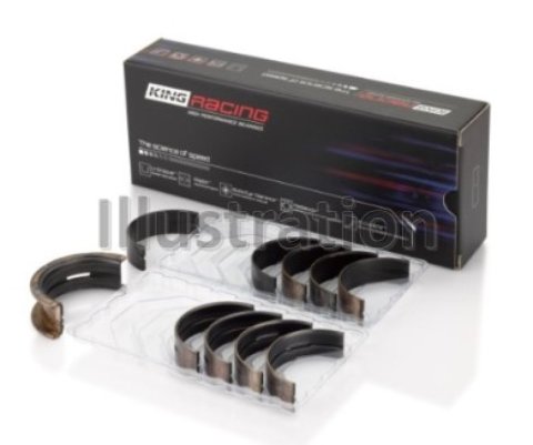 King Engine Bearings Nissan KA-24DE (Size 0.50 Oversized) Performance Main Bearing Set thumbnail 4