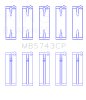 King Engine Bearings Isuzu 4HK1 (Size 0.75 Oversized) Main Bearing Set thumbnail 7