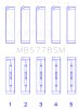 King Engine Bearings Audi/VW 1.8/2.0 TSI/TFSI (Size 0.75 Oversized) Main Bearing Set thumbnail 6