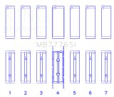 King Engine Bearings BMW N55B30A/N53B30A/N52B30A Main Bearing Set - Size STD thumbnail 8