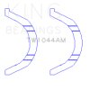 King Engine Bearings Nissan MR18DE/MR20DE Thrust Washer Set thumbnail 7