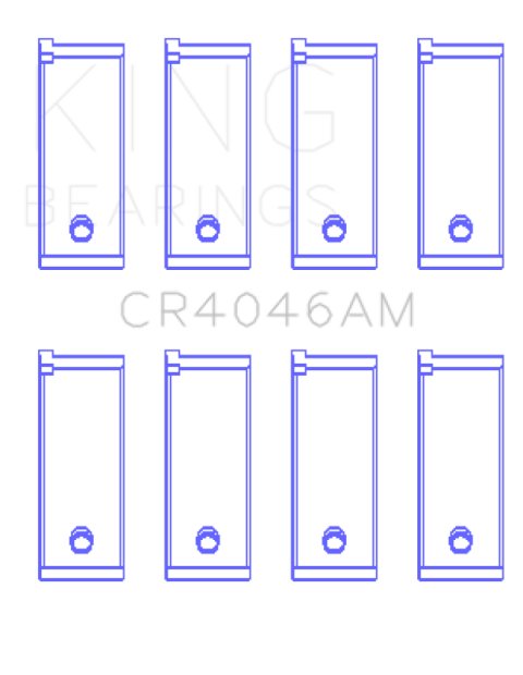 King Engine Bearings Honda D16A/D16Y/D16Z Rod Bearing Set - Size +0.25mm thumbnail 6