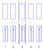 King Engine Bearings GMC 2.4L (146cu) I4 Ecotec Main Bearing Set thumbnail 8