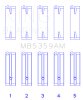 King Engine Bearings Mazda FE 2.0L Main Bearing Set thumbnail 7