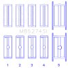King Engine Bearings GM 366/396/402/427/502 Main Bearing Set thumbnail 3