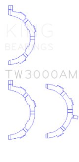 King Engine Bearings Ford 6.7L Power Stroke V8 Diesel Thrust Washer Set thumbnail 2