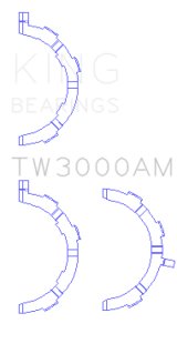 King Engine Bearings Ford 6.7L Power Stroke V8 Diesel Thrust Washer Set thumbnail 4