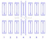 King Engine Bearings BMW M20B20-23-25-27 / M50B25 / M52B20-25-28 (Size 0.25) Main Bearing Set thumbnail 4