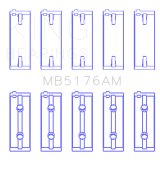 King Engine Bearings Mitsubishi 4G93 SOHC (Size 1.0) Main Bearing Set thumbnail 5