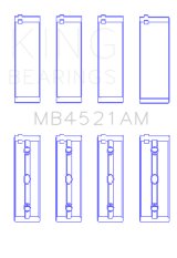 King Engine Bearings Mercedes Benz M 272.911 / M 272.920 (Size 0.5) Crankshaft Main Bearing Set thumbnail 3