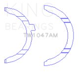 King Engine Bearings Mercedes Benz M 278 AM-Series Thrust Washer Set thumbnail 2