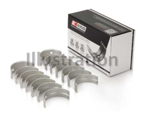 King Engine Bearings Mercedes Benz M103 / M104 / OM603 Bi-Metal Aluminum Main Bearing Set thumbnail 4