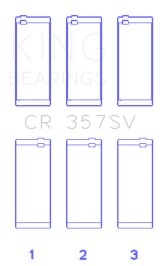 King Engine Bearings Mini Cooper B38A15M0 (Size +0.25mm) Connecting Rod Bearing Set thumbnail 2