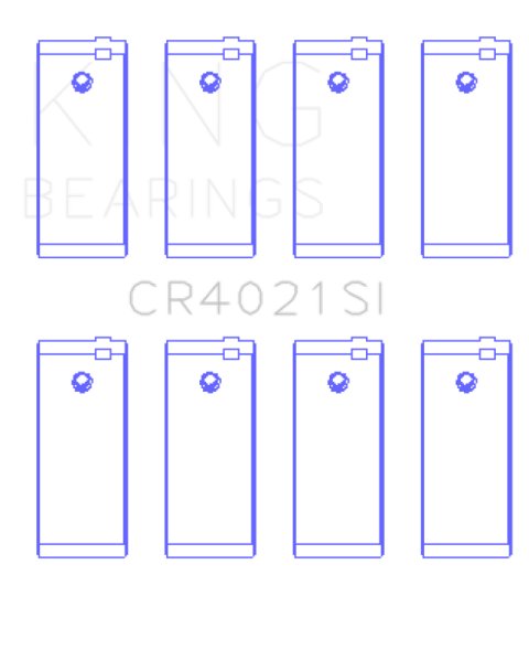King Engine Bearings Escort 1.9 1987/89 (Size +0.50mm) Connecting Rod Bearing Set thumbnail 3