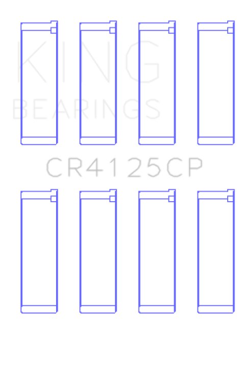 King Engine Bearings Subaru Ej20/Ej22/Ej25 (Incl. Turbo) (Size +0.25mm) Connecting Rod Bearing Set thumbnail 3