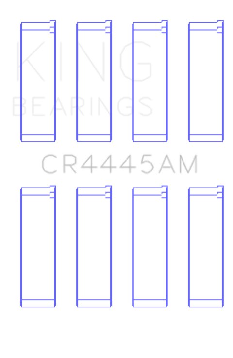 King Engine Bearings Subaru Ea81/Ea81T/Ea82/Ea82T (Size +0.50mm) Connecting Rod Bearing Set thumbnail 3