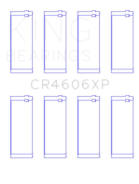 King Engine Bearings Saab B204/B205/B234/B235 (Size +0.25mm) Connecting Rod Bearing Set thumbnail 3