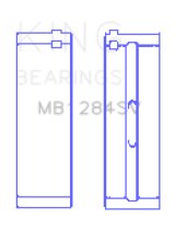 King Engine Bearings Mercedes Benz Om 651.911-913 Sputter Replace (Size +0.25mm) Main Bearing Set thumbnail 3