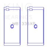 King Engine Bearings Kawasaki ZX-14 (2006-2011) #1/3/5 (Size +0.25mm) Main Bearing Set thumbnail 2