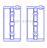 King Engine Bearings Kawasaki ZX-14 (2006-2011) #2/4 (Size +0.25mm) Main Bearing Set thumbnail 2