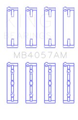 King Engine Bearings Honda C27A4 (Size +0.50mm) Main Bearing Set thumbnail 4