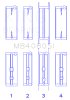 King Engine Bearings GMC 2.8L/3.4L V6 173Ci/207Ci (Size +1.0mm) Main Bearing Set thumbnail 5