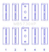King Engine Bearings Lancia DElta Integrale (Size STDX) Main Bearing Set thumbnail 2