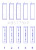 King Engine Bearings Audi Byt/CDnc/Cczd/Cpsa (Size +0.25mm) Main Bearing Set thumbnail 2