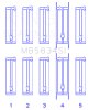 King Engine Bearings Chevrolet 121Ci/Ln2 134Ci +.002 (Size +0.25mm) Main Bearing Set thumbnail 6
